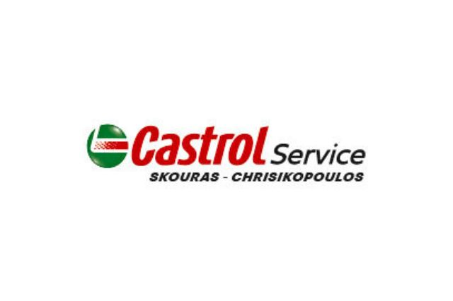 Λογότυπο Castrol Service Σκούρας - Χρυσικόπουλος Συνεργείο Γλυφάδα - Συνεργάτης LYRATAXIS